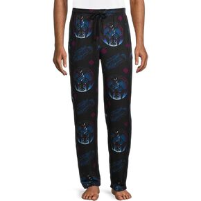 Marvel Men's Black Panther Allover Scene Sateen Soft Touch Lounge Sleep Pajama Pants in Saudi Arabia
