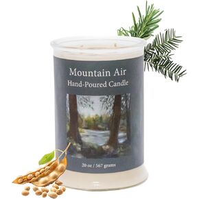 ADK Mountain Air Scented Candle, 4.5 Oz Aromatherapy Candle, Proudly Poured in The USA, Natural Wax for Relaxation and Home Décor, for Gift, Kitchen, and Living Spaces in Saudi Arabia