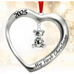 2025 هدايا الزفاف المعدنية للأزواج، عيد الميلاد الأول لدينا كزينة السيد والسيدة، زخرفة متزوجة هدايا السيد والسيدة للأزواج الجدد، زخرفة عيد الميلاد الزفاف 2025 هدية للزوجة والزوج in Kuwait