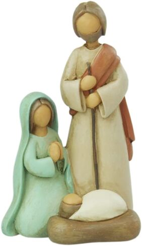 Nativity Set Holy Family Nativity Scene Figurine (Color) in Saudi Arabia
