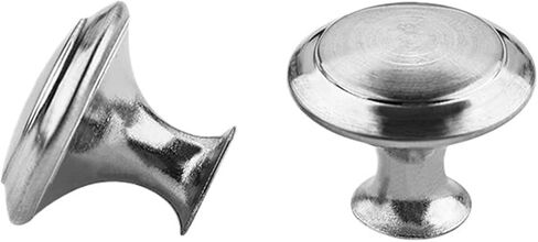 10 Round Cabinet Handles, Drawer and Wardrobe Door, and Furniture Hardware(Black,27 * 21.8 * 13.4mm) in Saudi Arabia