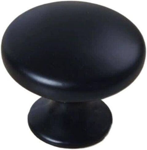 10 Pcs Drawer Handles Simple Cabinet Knob Wardrobe Single Hole Round(Brushed,22 * 23 * 16mm) in Saudi Arabia