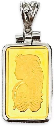 إطار عام من الفضة الإسترليني لـ 5 جرام PAMP Suisse Gold Bar - Lady Fortuna in Kuwait