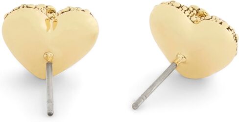 COACH Jewelry Women's Signature C Pavé Heart Stud Earrings in Saudi Arabia
