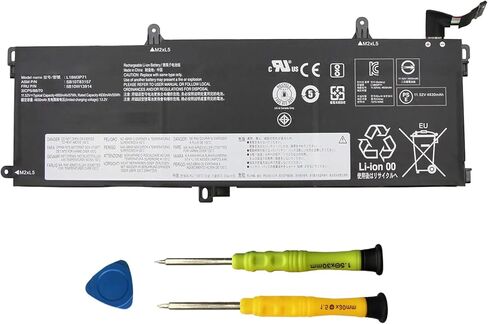 L20C4P71 Laptop Battery Replacement for Lenovo ThinkPad X1 Carbon 9th 10th 11th Gen / X1 Yoga 6th 7th 8th Gen Series SB10T83217 5B10W13974 L20M4P71 SB10T83216 L20L4P71 L20D4P71 15.44V 57Wh in Saudi Arabia