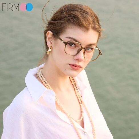 نظارات Firmoo TR90 Blue Light، نظارات كمبيوتر مضلعة خفيفة الوزن للغاية 10 جرام للنساء والرجال، مضادة لإجهاد العين (3 ألوان) in Kuwait