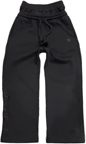 Y2k السراويل الفضفاضة واسعة الساق السراويل المسار مزدوجة الخصر Sweatpants الرجال in Kuwait