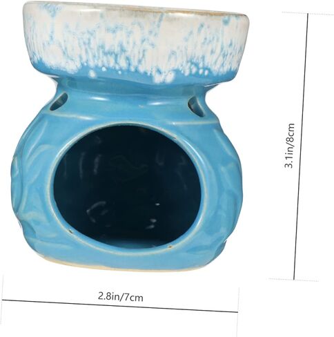 1Pc Ceramic Incense Burner for Home and Office Decorative Censer Table Decor for Meditation and Relaxation in Saudi Arabia