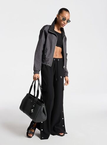 Michael Kors womens Reversible Mk Logo Jacket in Saudi Arabia