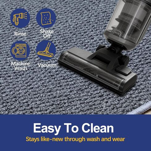 Dirt Trapping Door Mat 24x36, Absorbent & Quick-Dry Entryway Rug, Washable Non-Slip Doormat for Muddy Paws & Shoes, Low-Profile Back & Front Door Mat Indoor Entrance, Grey in Saudi Arabia