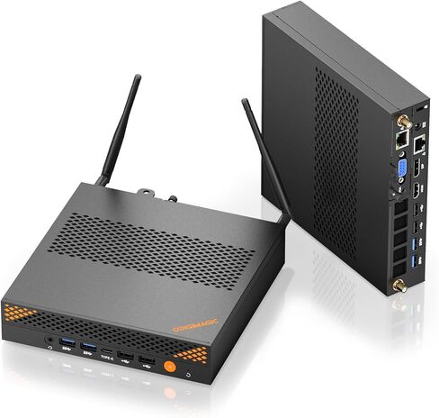 C2 Mini PC - Intel Twin Lake -N150 (حتى 3.6 جيجا هرتز) | 12 جيجابايت DDR5/512GB SSD | مزدوج 4K | USB 3.2/wifi 5/bt 5.0 | عرض ثلاثي | سطح مكتب صغير للمنزل والأعمال والألعاب والتعليم والوسائط المتعددة in Kuwait