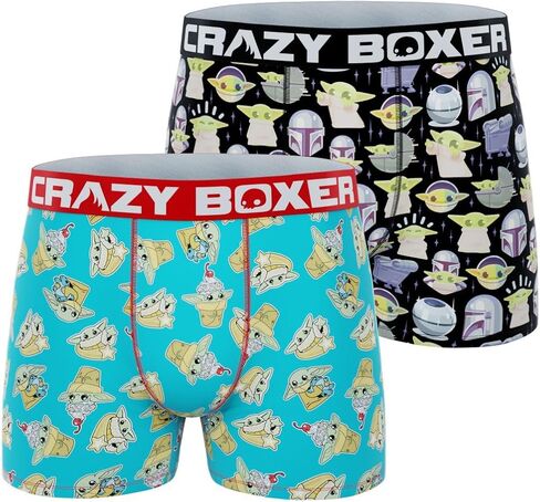 CRAZYBOXER Men's Underwear The Mandalorian Resistant Boxer Brief Original (2 PACK) in Kuwait