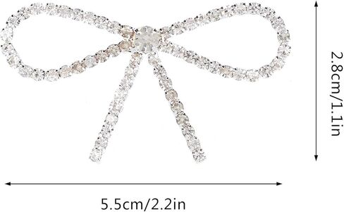 Women Bow Brooch, Rhinestone Bow, Brooches and Pins for Women Bulk, Bow Pin Hat Pins 5.5x2.8cm in Saudi Arabia