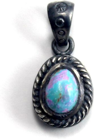 COSUMOSU 925 sterling silver small pendant - turquoise in Saudi Arabia