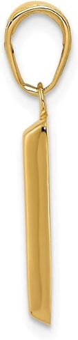 Roy Rose Jewelry 14K Yellow Gold 3-D, 14K Yellow Gold Bar Pendant in Saudi Arabia