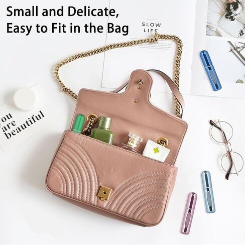 4 Pcs Perfume Travel Refillable, 5ml Travel Perfume Bottle Refillable, Atomizer Sprayer For Perfume, Perfume Atomizer For Essentials For Men & Women, Perfect For Pockets in Kuwait