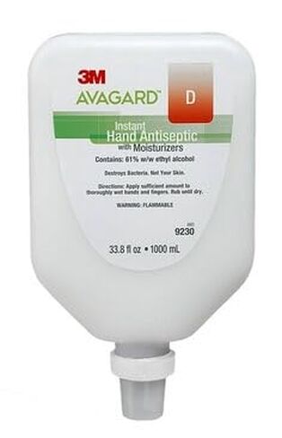 3M Avagard D Instant Hand Antiseptic with Moisturizers, Case of 5L (1000mL/ea) - 9230 in Saudi Arabia