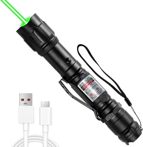 Green High Power Laser Pointer, Long Range Laser Pointer High Power with 5 Pcs Star Cap for Outdoors/Astronomic/Construction in Kuwait
