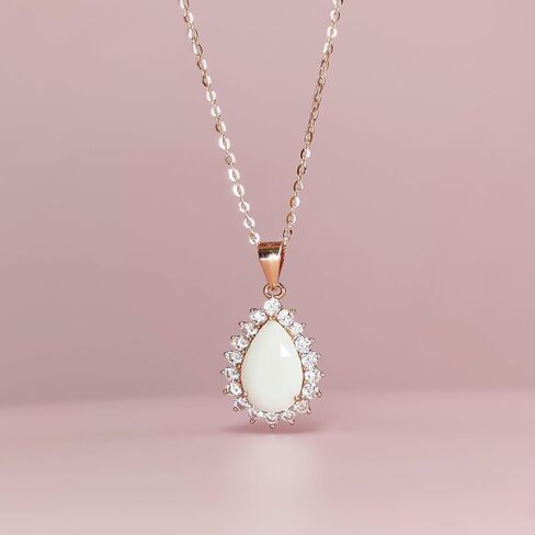 Love Catcher DIY Breast Milk Jewelry KIT, Sterling Silver Breastmilk Teardrop Necklace KIT, New Mom Gift, Mother's Day/Christmas/Birthday Gift for Her, Newborn Gift in Saudi Arabia