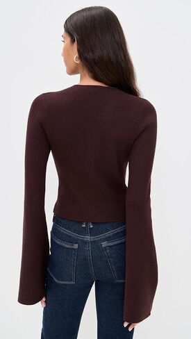Good American Women's Bell Sleeve Knit Cardigan in Saudi Arabia