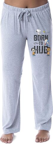 Peanuts Womens' Snoopy Charlie Brown Born To Hug Sleep Pajama Pants in Saudi Arabia