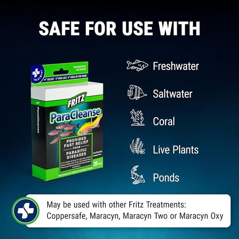 فريتز أكواتيكس باراكلينس يوفر راحة سريعة من الأمراض الطفيلية (20 قطعة) in Kuwait