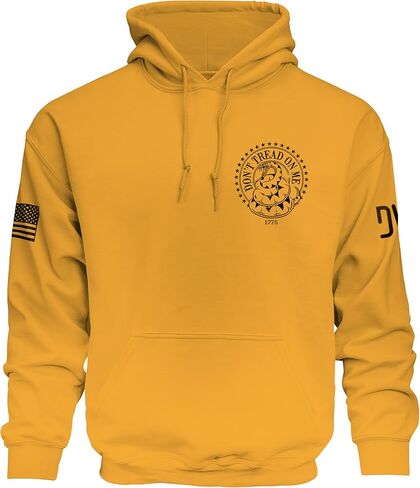هودي Dion Wear Don't Tread on Me - بلوفر من الصوف الناعم برسومات للرجال in Kuwait