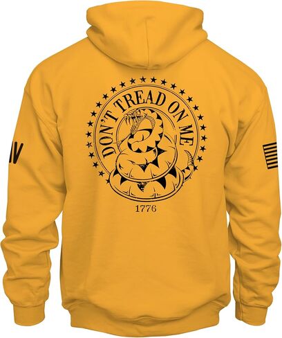 هودي Dion Wear Don't Tread on Me - بلوفر من الصوف الناعم برسومات للرجال in Kuwait