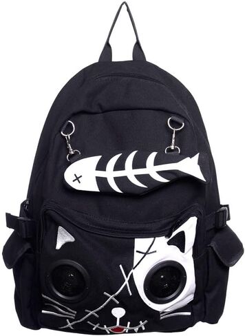Lost Queen Kitty Speaker Backpack - Play Music via Aux Cable in Saudi Arabia