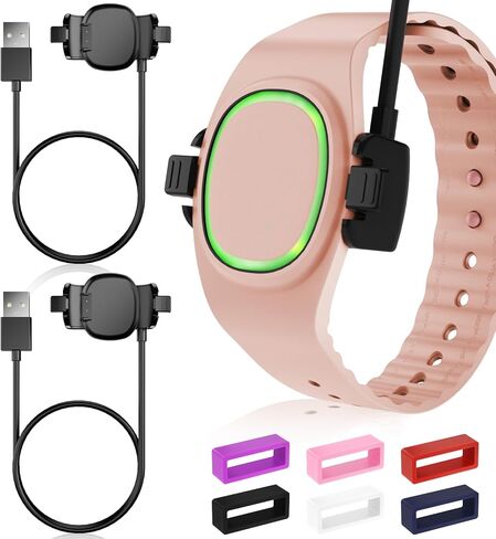 2 Pack Magic Band Charger Compatible with Disney-Magic Band Plus Charger, 3.3ft Replacement Charger Only Compatible with Disney-Magic Band+, Black in Saudi Arabia