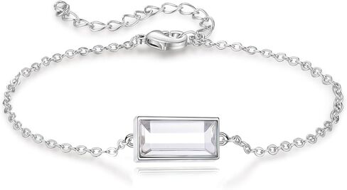 RIPFEVURN Bar Cremation Jewelry Urn Bracelet for Ashes for Women Small Glass Cube Memorial Ashes Keepsake Link Bracelet in Saudi Arabia