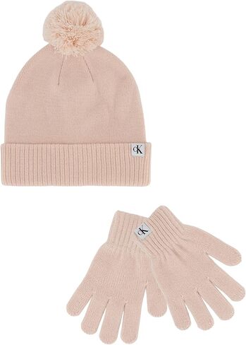Calvin Klein girls Ck Rib Beanie and Glove Set in Saudi Arabia