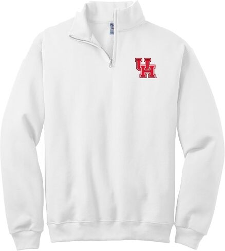 Sorority Letters Shop University of Houston Quarter Zip Sweatshirt with UH Logo Embroidered in Saudi Arabia