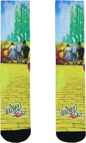 جوارب Bioworld The Wizard Of Oz للرجال من نوع Yellow Brick Road Sublimated Crew Sock in Kuwait