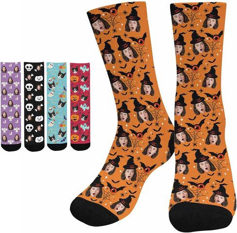 Custom Valentine's Day Face Novelty Socks Personalized valentine Photo Name Unisex Crew Sock for Men Women Gifts Anniversary in Saudi Arabia