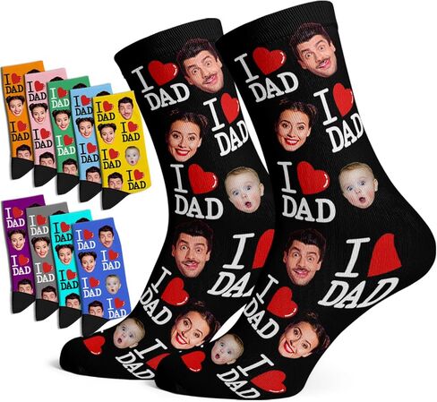 Custom Valentine's Day Face Novelty Socks Personalized valentine Photo Name Unisex Crew Sock for Men Women Gifts Anniversary in Saudi Arabia