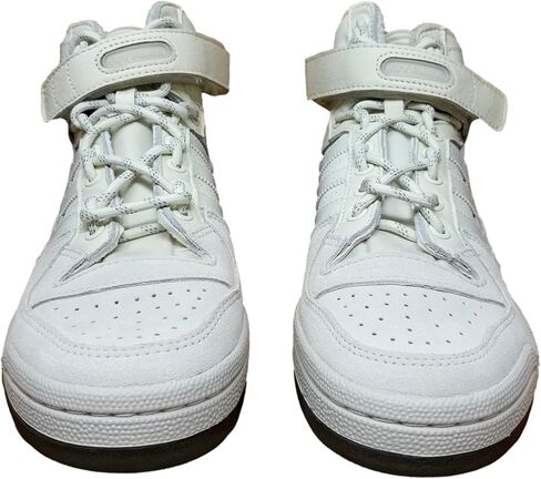 حذاء رياضي رجالي من adidas Originals Ivy Park Forum Mid (ألومنيوم/أبيض/بني، 8.5) in Saudi Arabia