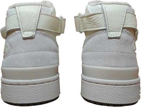 حذاء رياضي رجالي من adidas Originals Ivy Park Forum Mid (ألومنيوم/أبيض/بني، 8.5) in Saudi Arabia