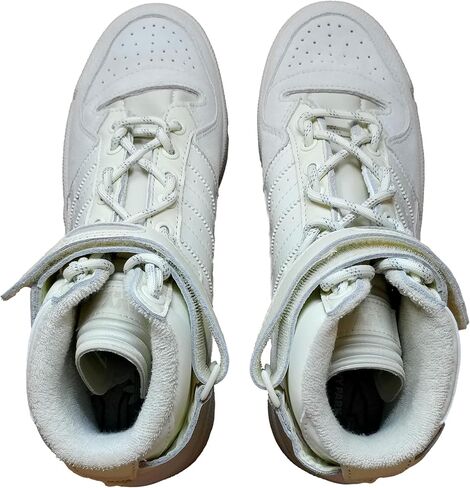 حذاء رياضي رجالي من adidas Originals Ivy Park Forum Mid (ألومنيوم/أبيض/بني، 8.5) in Saudi Arabia
