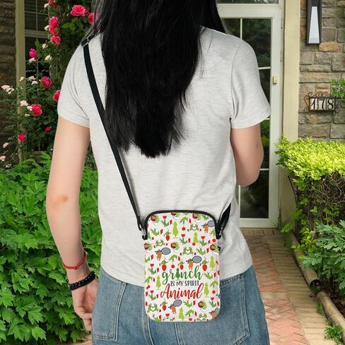 WZMPA Green Monster Crossbody Bag Doctor Cat Fans Gifts Monster Is My Spirit Animal Shoulder Bag For Monster Fans in Saudi Arabia