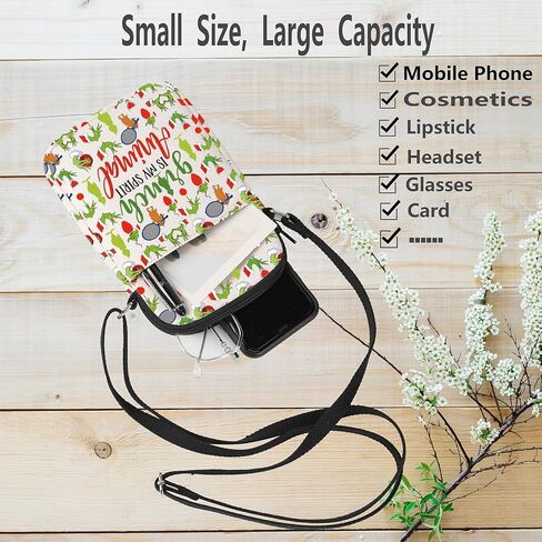 WZMPA Green Monster Crossbody Bag Doctor Cat Fans Gifts Monster Is My Spirit Animal Shoulder Bag For Monster Fans in Saudi Arabia