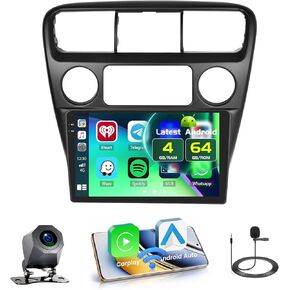 2+64GB Android 13 Car Stereo for Honda Accord 6th 1998-2003 with Wireless Carplay Android Auto, 9" Touch Screen Radio Dash Kit GPS Navigation WiFi Bluetooth SWC Mic Backup Camera in Kuwait