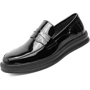 Men's Leather Driving Moccasins Loafers Slip On Casual Lightweight Anti-Slip Flat Walking Penny Shoes Business Dress Work Shoes in Saudi Arabia