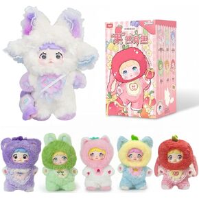 Nommi Blind Box Plush, Nommi Interesting Fruits Series, Cute Nommi Plush Doll with Character Card, Collectible Figures for Adult Holiday Birthday Gifts, Single Box (1 of 7 Possible Styles) in Kuwait