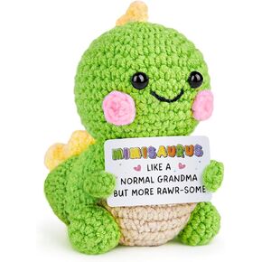 AceThrills Gigi Gifts for Grandma, Gifts for Gigi Birthday, Christmas, Mothers Day - Handmade Crochet Funny Cute Dinosaur Gigisaurus in Kuwait