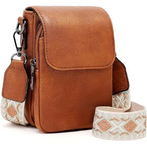 حقائب كروس صغيرة من GEMIU للنساء، محفظة للهاتف الخلوي من الجلد النباتي مع محفظة RFID وفتحات للبطاقات in Kuwait