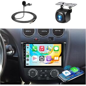 2+64G Android Car Stereo for Nissan Altima Teana 2008-2012 with Wireless Carplay Android Auto Car Radio, 9’’ Touchscreen Head Unit with Bluetooth GPS WiFi Mirror Link FM/RDS EQ Backup Camera SWC in Kuwait