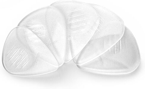 WINGO Guitar Picks with Grip Stamped, Non Slip Picks 5 Pack (073, 088, 1.0, 1.25, 1.5mm) for Acoustic Electric Guitar Bass- Yellowish Color. in Kuwait