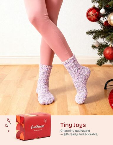 EverFoams Cozy Women Chenille Socks 3-Pair Set in Saudi Arabia