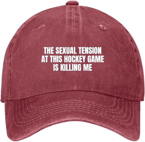 The Sexual Tension at This Hockey Game is Killing Me Hat for Women Stylish in Saudi Arabia